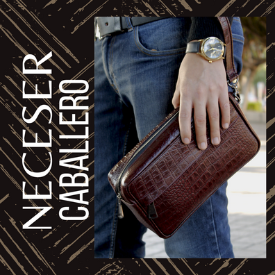Bolso de mano para hombre